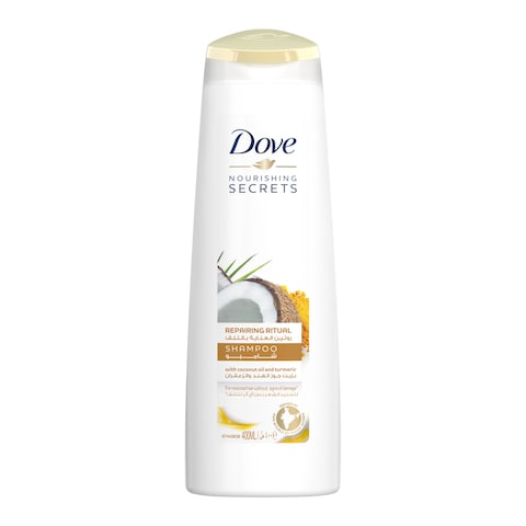 Dove Repairing Ritual Nourishing Shampoo, Coconut Oil &amp; Turmeric - 400 ml