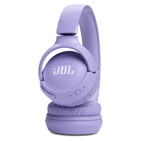 JBL Tune 520BT Headphones With Mic Bluetooth Pure Bass Over-Ear Purple