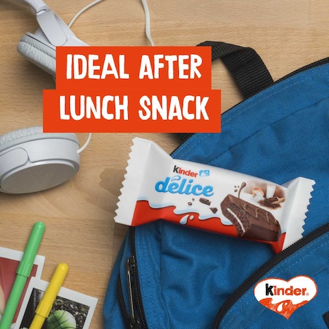 Kinder Delice Cake Bar, Multi Pack, 10 Bars, 390g