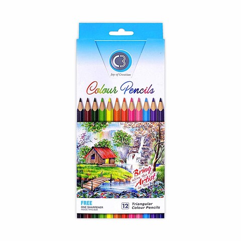 Doms C3 Joy Of Creation Colour Pencils - 12 pencils