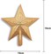 Party Time 1pc 19cm Gold Star Christmas Tree Topper For Christmas Tree Decoration Supplies,  Christmas Decoration - Christmas Party Supplies
