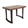 Esqube Plastic 4 seater Dining Table-Brown,Cane Matte Surface
