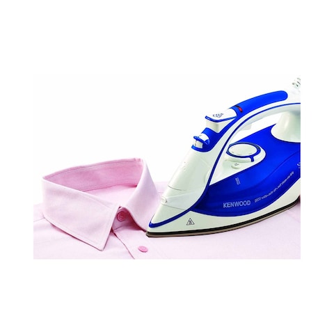 Kenwood Ceramic Plated Steam Iron - 2600 Watt - White - ISP600BL