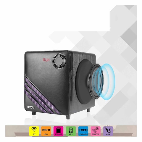 Royal R905 3.1CH Tall Boys Speaker System 210W Black