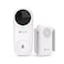 EZVIZ DB2C WireFree Video Doorbell with Chime Rechargable Battery Powerd Wireless Smart Home Security Camera Two Way Talk Human Detection Full HD Night Vision