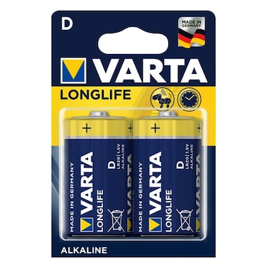 Varta Long Life High Energy Alkaline 1300B2 D2 1