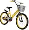 Vego Galaxy Kids Road Bike With Basket 20 Inch, Yellow