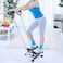 Generic-Mini Fitness Twist Stepper Electronic Display Home Exercise Equipment with Resistance Bands