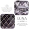 Luna Home King size 6 pieces bedding set, rhombs design.