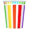 Unique- Rainbow Birthday 8 9in Oz Cups 9in