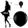 AZOWA Black Balloons 36 in Gaint Round Balloon Pack of 10