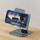 Baseus Cell Phone Stand, Foldable Phone Holder, Adjustable Aluminum Alloy Portable Mobile Stand For Desk Compatible With iPhone 15 14 13 12 11 Pro Max X XR  S23 S22 S21 A53 And All Mobile Phone Grey