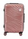 Biggdesign Lightweight Moods Up Carry On Luggage With Spinner Wheel And Lock System Rose Gold 24-Inch