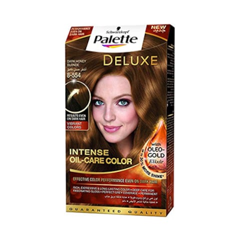 Schwarzkopf Palette Deluxe Hair Color 8-554 Dark Honey Blonde 50ml