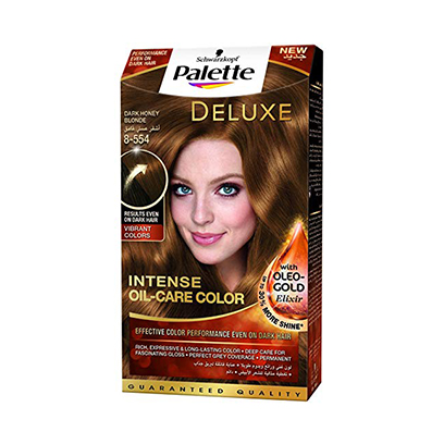 Schwarzkopf Palette Deluxe Hair Color 8-554 Dark Honey Blonde 50ml