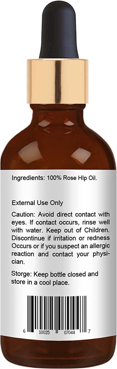 Jadole Naturals Rose Hip Seed Oil Organic 100 Percent Pure Oil 30 ml