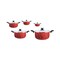 Tefal Tempo Set - 5 Pieces - Red