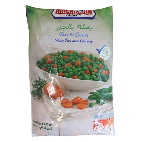 Americana Quality Frozen Fresh Peas And Carrots 400g