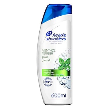 Head &amp; Shoulders Anti-Dandruff Shampoo, Menthol Refresh - 600 ml