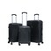 STARLIFE 3 Piece ABS Hard side Trolley Luggage Set Spinner Wheels with Number Lock