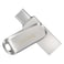 SanDisk Ultra Dual Drive Luxe USB Type-C Flash Drive 64GB Silver