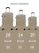 3-Piece Hard side ABS Luggage Trolley Set 20/24/28 Inch Gold