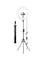 Generic - Dimmable LED Ring Light With Tripod Stand 12inch White/Black