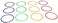 ULTIMAX Set of 12 Speed and Agility Training Rings Sporting Goods Speed/Agility Circles -40cm