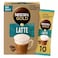 Nescafe Gold Latte Unsweetened Coffee Mix, 18g Pack of 10