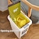 Uujuly 10L Garbage Bin Trah Can With Lid for Kitchen Living Room Office