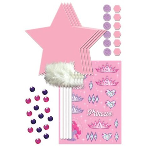 Princess Party Favors Wand Decorating Kit