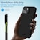 Remson Mag-X Magnetic Hybrid Protective Silicone Case Military Grade Protection For iPhone 14 (Black)