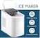 Nonbranded Ice Maker, Ice Cube Maker, Mini Ice Maker Machine, Portable Ice Maker Machine, Ice Cubes Ready In 8 Mins, 9 Block Each Time, Up To 26Lbs In 24Hrs, Ice Maker For Home, Kitchen, Office, Bar