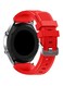 ISank Silicone Replacement Watch Band For Samsung Gear S3 Frontier/Classic 22millimeter Red
