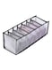 Generic Foldable Underwear Storing Box Grey