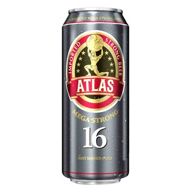 Atlas Mega Strong Beer 16% 500Ml