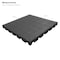 YALLA HomeGym 40MM EXTRA THICK Rubber Heavy-Duty Gym Floor Mat, Commercial Gym Rubber Floor Tiles Shock Absorbing 1 Squared Meter (BLACK)