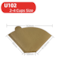 Coffee Filters Size 02, 100 Count 2-4Cups Unbleached Natural Brown U102 Disposable Coffee Filter Paper, Compatible with Conical Shaped Pour Over Coffee Dipper and Drip Coffee Maker