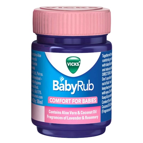 Vicks Babyrub Soothing Vapor Ointment 50ml