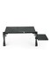Generic - Adjustable Folding Laptop Table With Desk Tray Black
