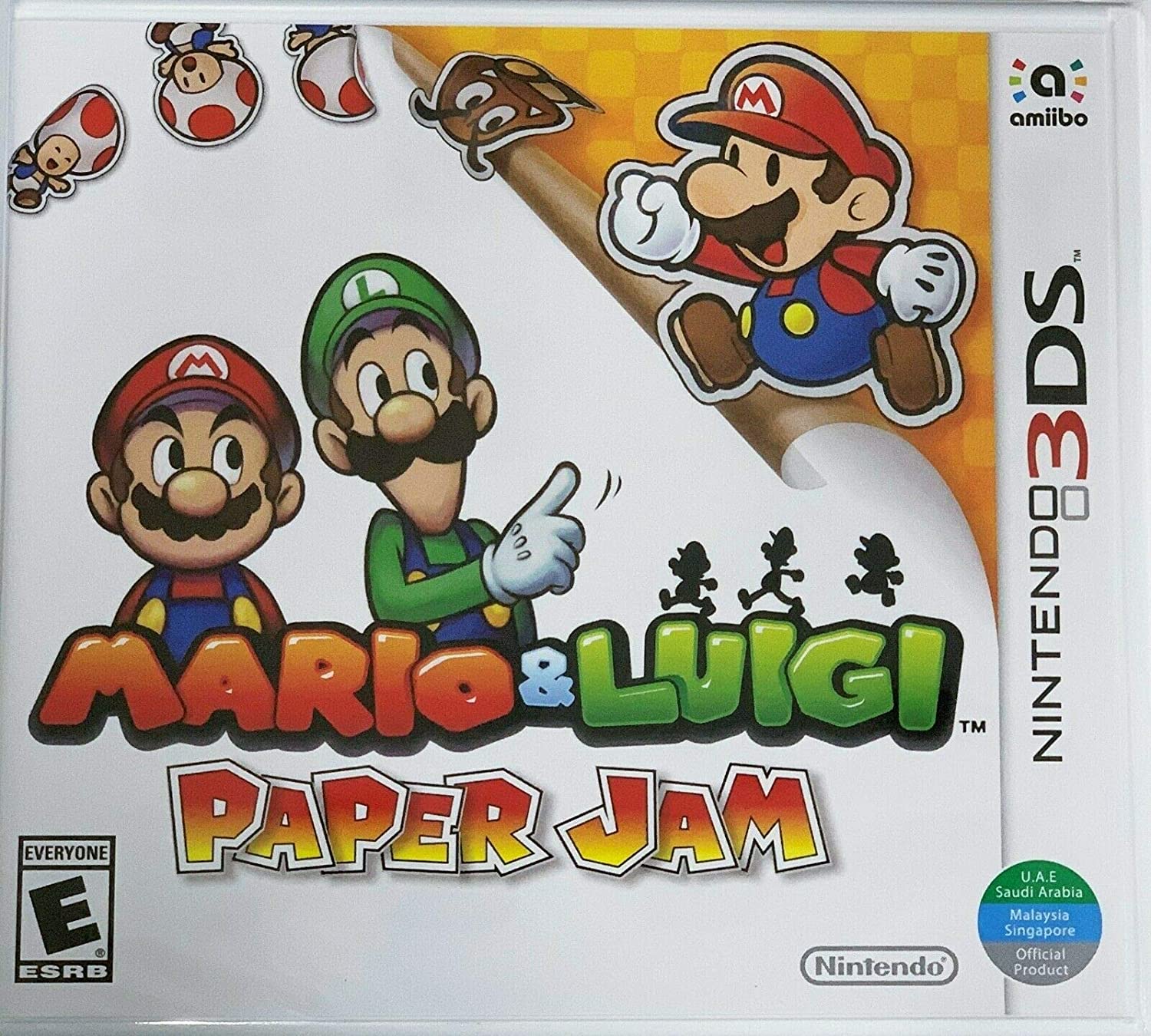 نينتيندو NINTENDO 3ds Mario Luigi Paper Jam Ntsc