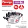 Prestige Svachh Clip-on Mini Stainless Steel Pressure Cooker Silver 3L