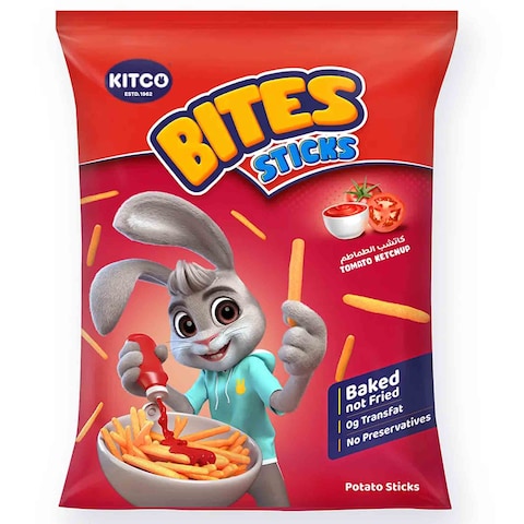 Kitco Bites Sticks Tomato Ketcup Flavor 16 Gram