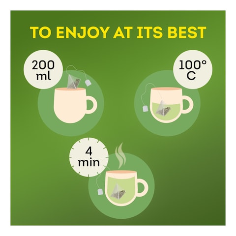 Lipton Pure And Light Envelope Green 25 Tea Bags
