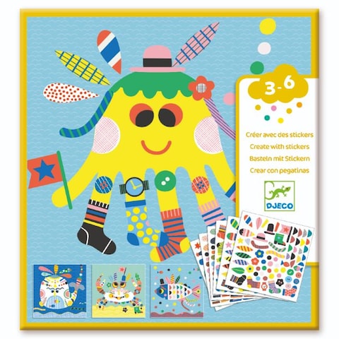 Djeco Sea Creatures Stickers