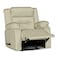 In House Velvet Rocking &amp; Rotating Recliner Chair - Light Beige - NZ30
