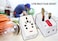 ABBASALI 03 Way Adapter with Square-Pin, Universal Socket with Light And 13A Fuse. Travel Adaptor for KSA/UAE/UK/HK, AC Power Plug for US/AU/JP/CN, 3 Pin plug adapter.