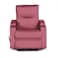In House Velvet Rocking &amp; Rotating Cinematic Recliner Chair With Cups Holder - Dark Pink - AB08