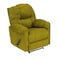 In House Velvet Rocking Recliner Chair - Gold - NZ100