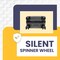 STARGOLD ABS+PC Spinner Wheels Trolley Single Luggage Number Lock Smart Carry On Suitcase 20 Inches